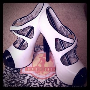 Mary Jane platform stilettos